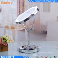 Desktop Stand Makeup Mirror Rotatable LED Mirror for Hotel Bathroom